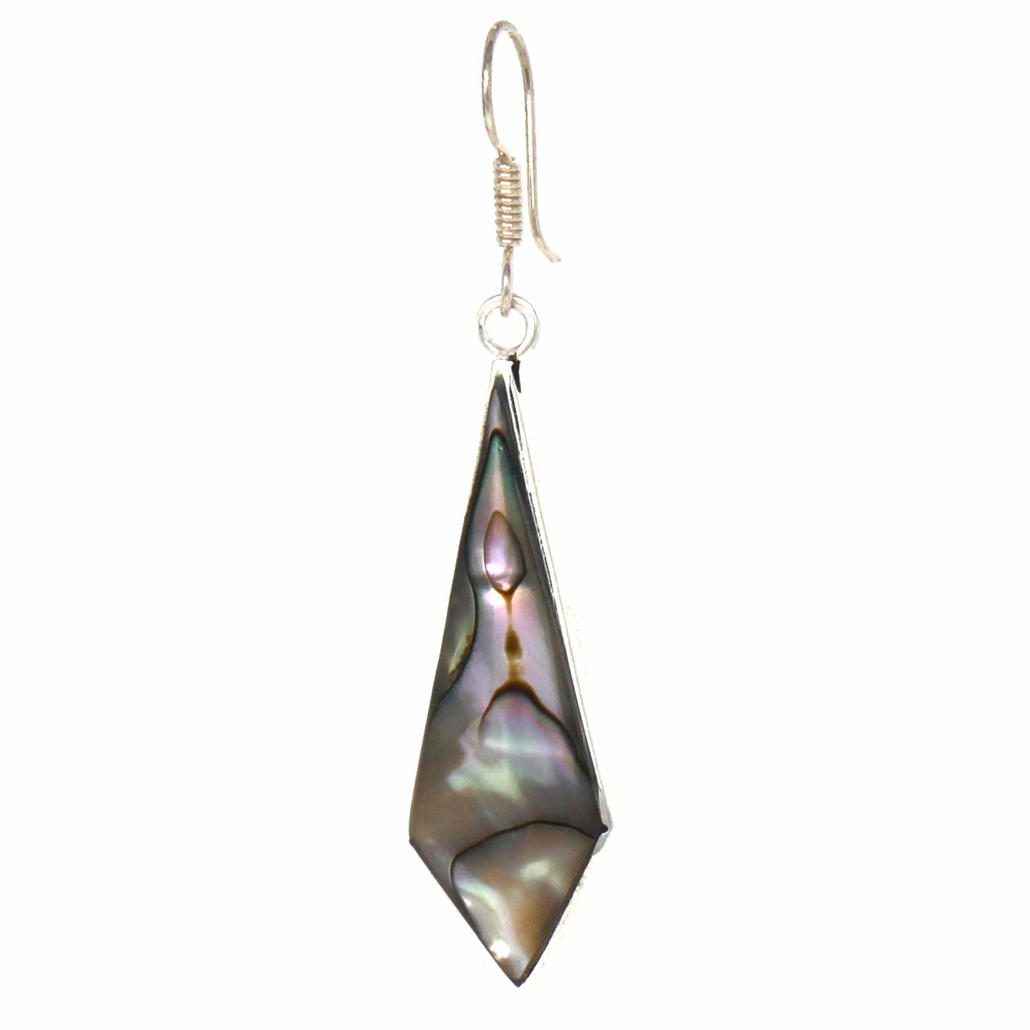 Abalone Diamond-Shaped Dangle Earrings    Home Decor Supply | Online Retail | ShoreShopper.com