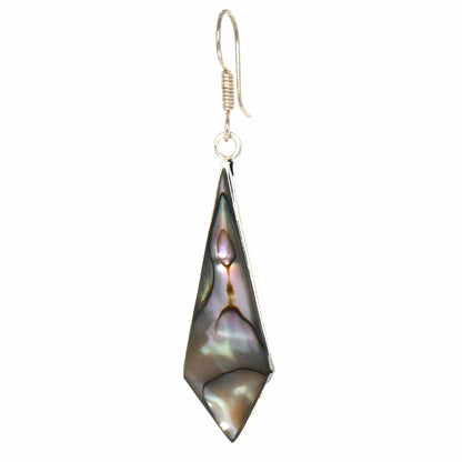 Abalone Diamond-Shaped Dangle Earrings    Home Decor Supply | Online Retail | ShoreShopper.com