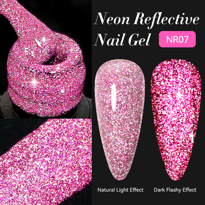 Nail Art Fluorescent Crushed Diamond Gel Polish    Home Decor Supply | Online Retail | ShoreShopper.com