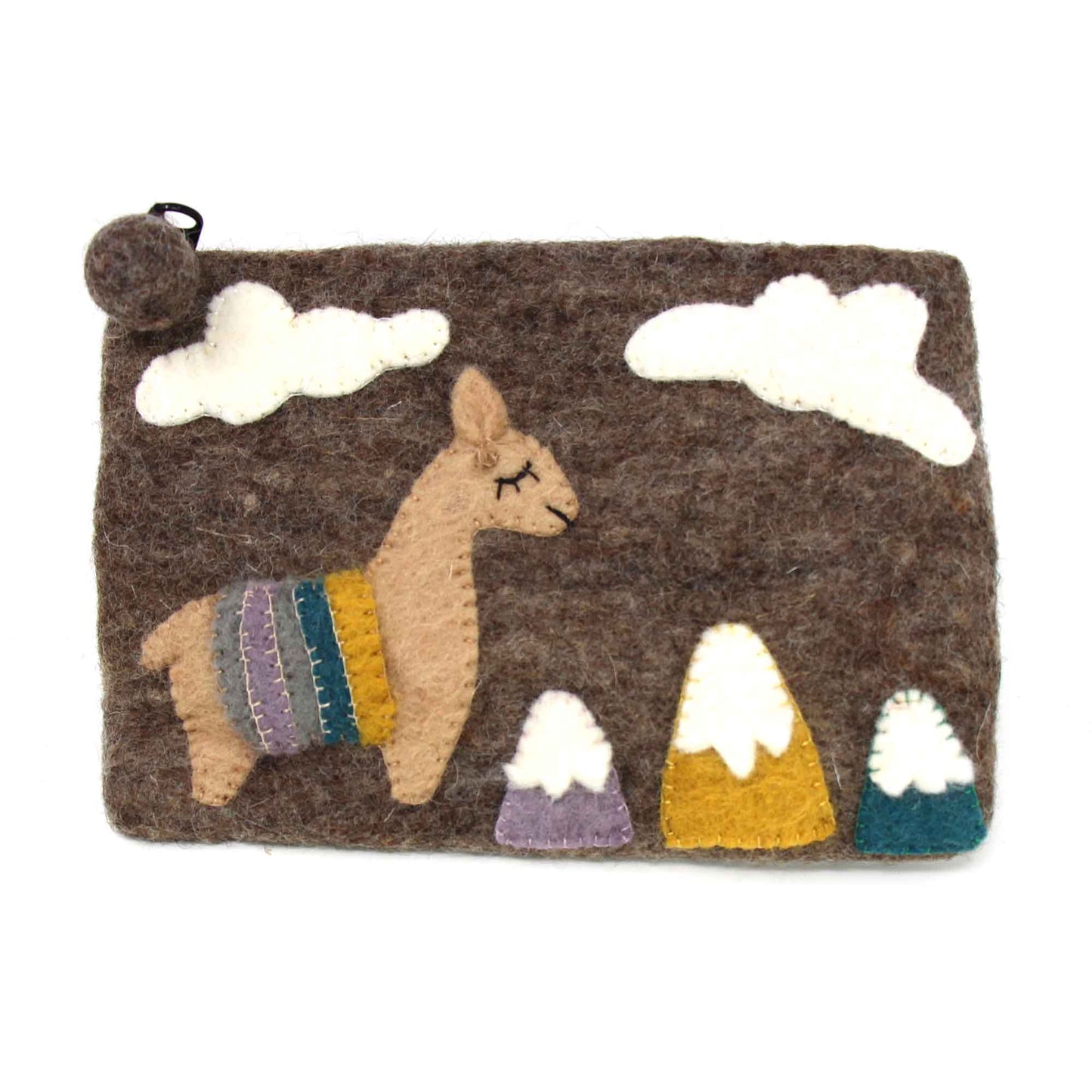 Hand Crafted Felt: Llama Pouch    Home Decor Supply | Online Retail | ShoreShopper.com