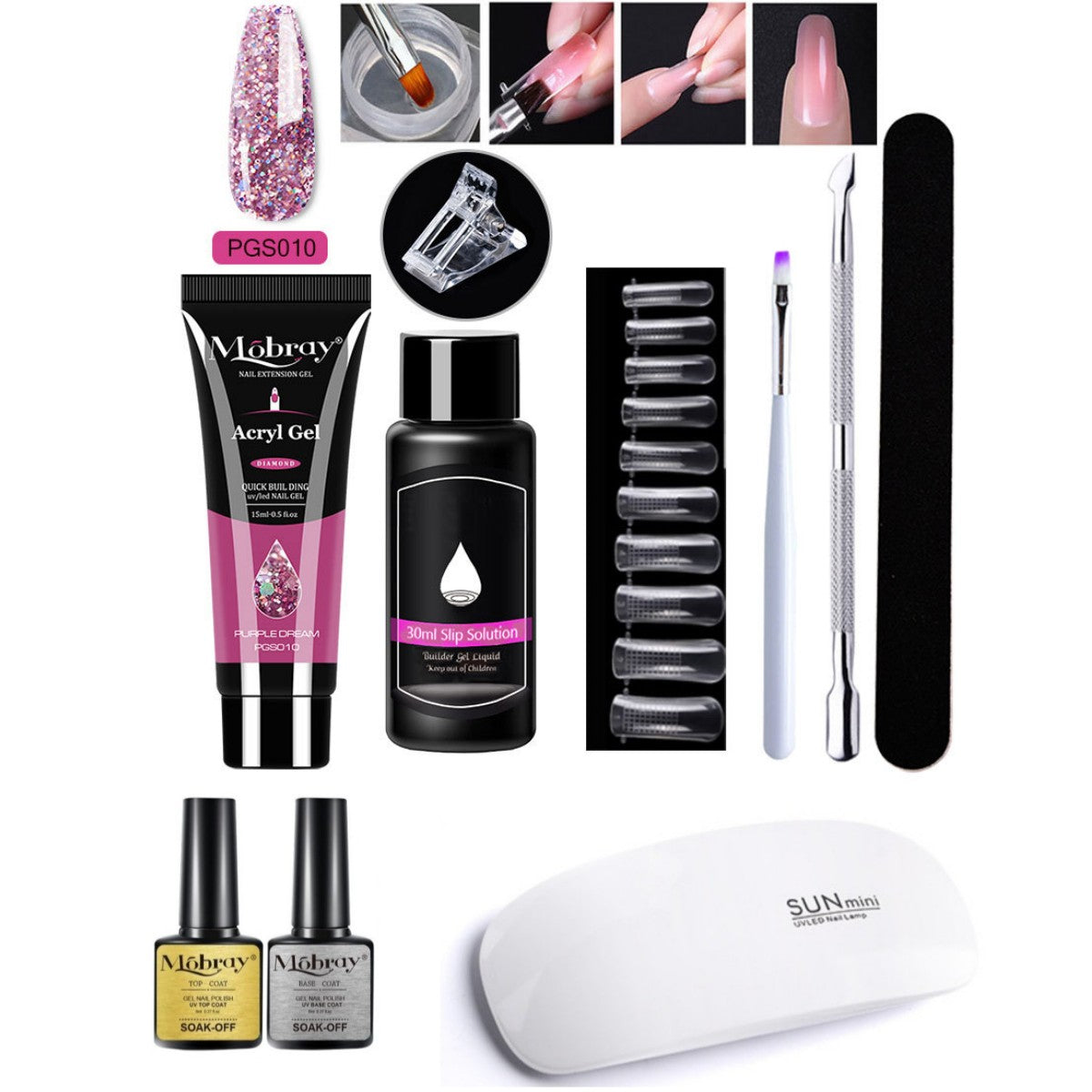 7-Piece Nail Art Crystal Extender Set    Home Decor Supply | Online Retail | ShoreShopper.com