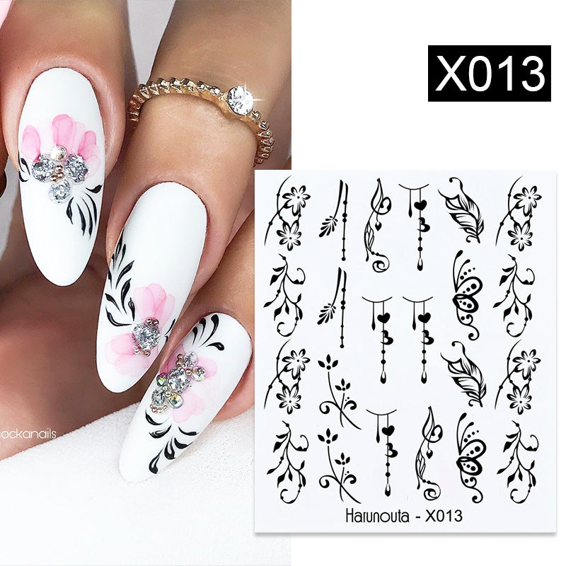 Nail Art Butterfly Sticker Flower Leaf Decal    Home Decor Supply | Online Retail | ShoreShopper.com