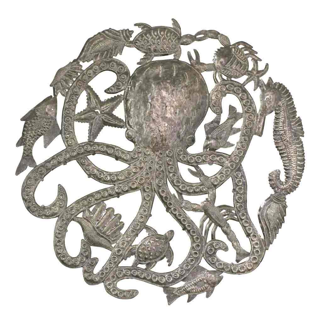 Octopus & Sea life Wall Art - Croix des Bouquets    Home Decor Supply | Online Retail | ShoreShopper.com