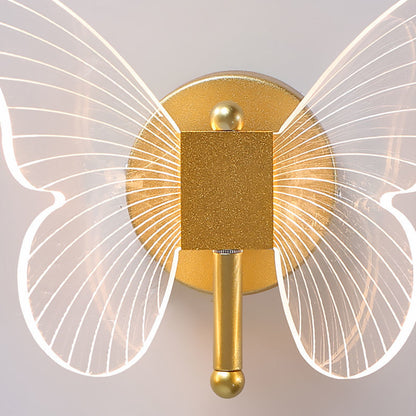 Butterfly Wall Lamp Light Luxury Bedside Warm Decoration    Home Decor Supply | Online Retail | ShoreShopper.com