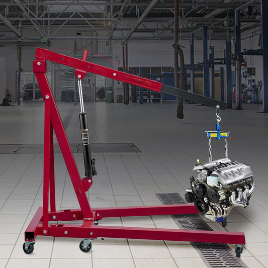 VEVOR Hydraulic Long Ram Jack, 3 Tons/6600 lbs Capacity, with Single Piston Pump and Clevis Base, Manual Cherry Picker with Handle, for Garage/Shop Cranes, Engine Lift Hoist, Black    Home Decor Supply | Online Retail | ShoreShopper.com