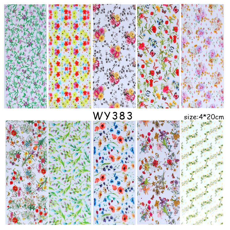 Leopard Snake Floral  Nail Art Sticker    Home Decor Supply | Online Retail | ShoreShopper.com