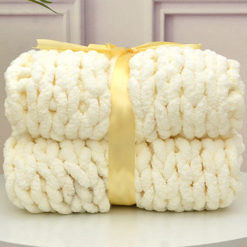 Handmade Thick Wool Woven Blanket Sofa    Home Decor Supply | Online Retail | ShoreShopper.com