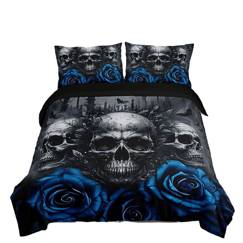 Rose Skull Printed Home Textile Bedding Suit    Home Decor Supply | Online Retail | ShoreShopper.com
