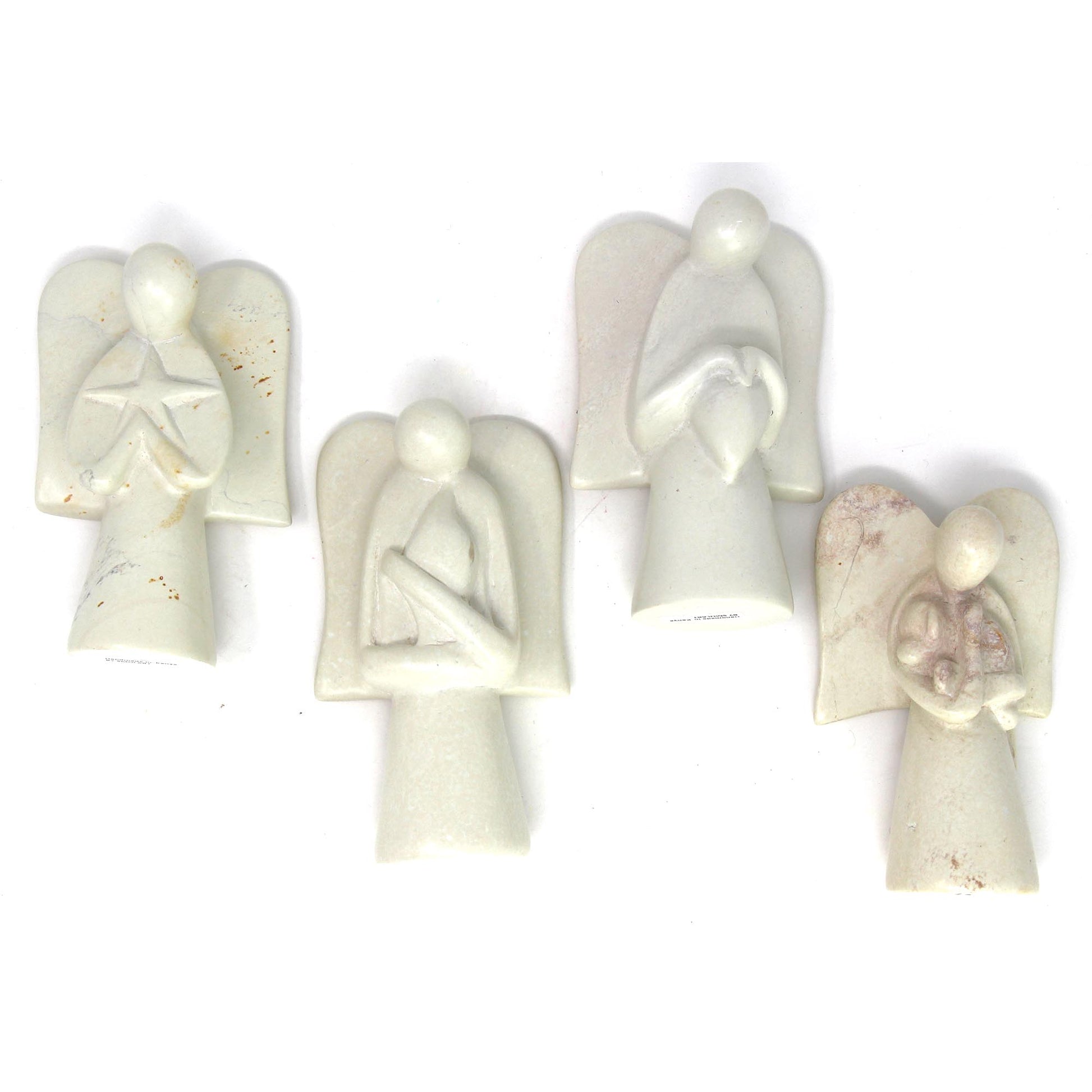 Angel Soapstone Sculpture Holding Star    Home Decor Supply | Online Retail | ShoreShopper.com