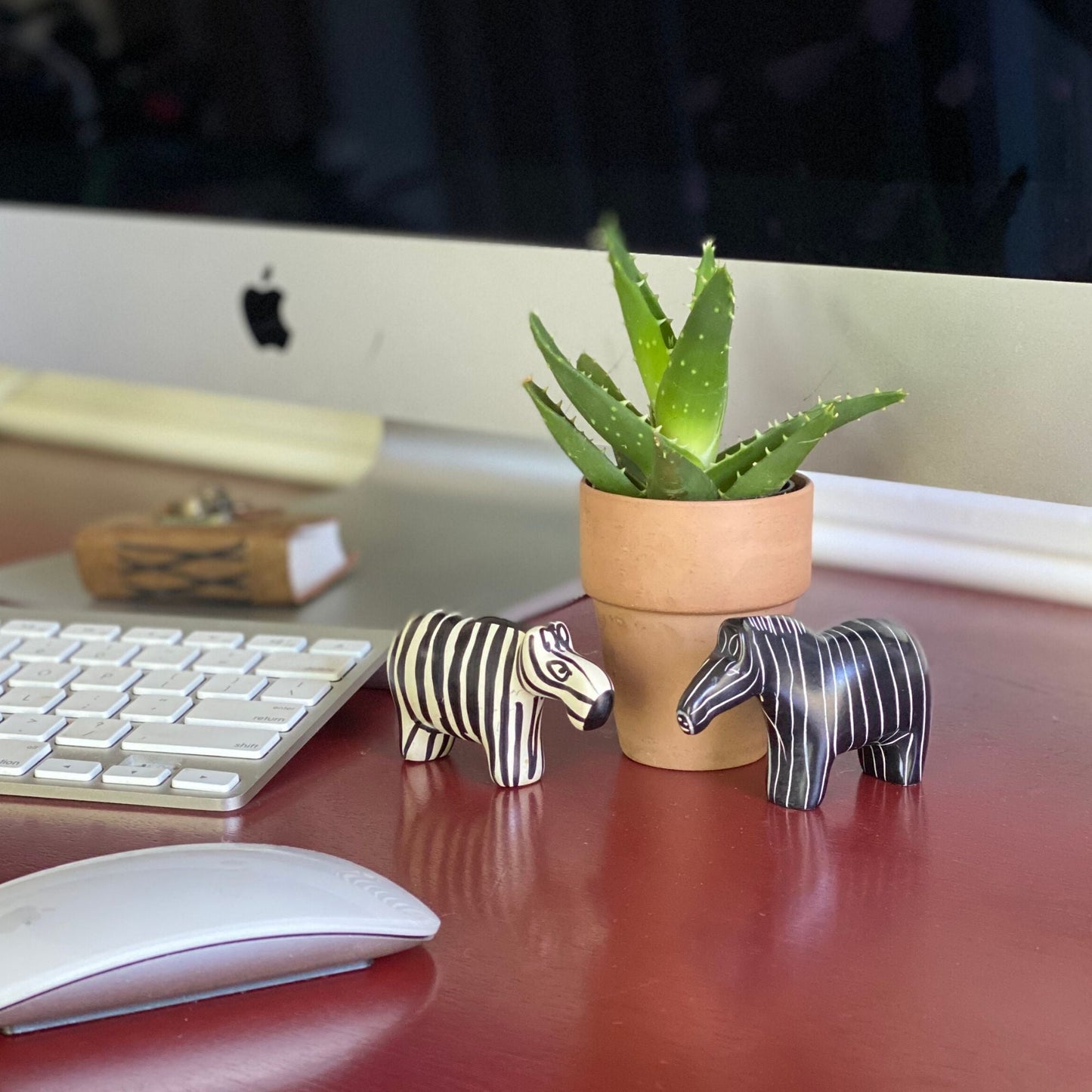 Zebra Soapstone Sculptures, Set of 2    Home Decor Supply | Online Retail | ShoreShopper.com