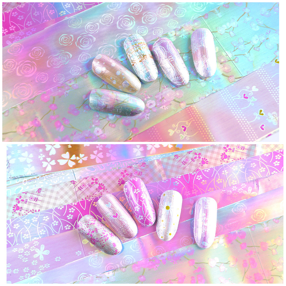 Nail Art Starry Sky Decal 16 Romantic Flower Sea Starry Sky Paper Set    Home Decor Supply | Online Retail | ShoreShopper.com