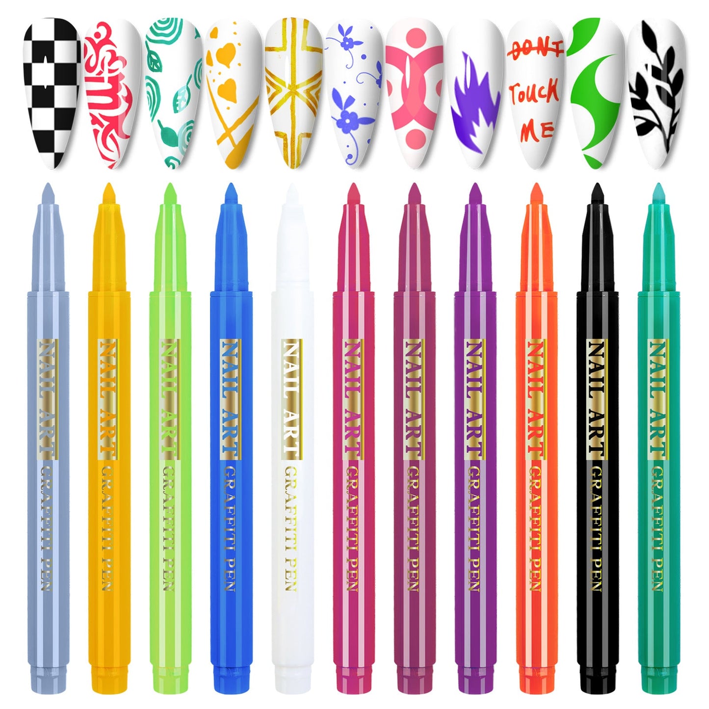 Nail Art Painting Smearing Nail Point Flower Hook Line Pen One Step Glue    Home Decor Supply | Online Retail | ShoreShopper.com