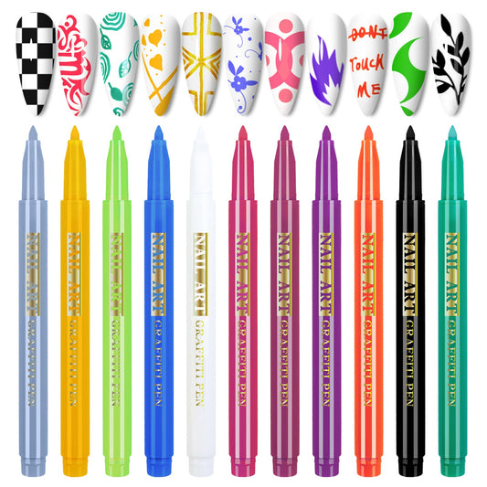 Nail Art Painting Smearing Nail Point Flower Hook Line Pen One Step Glue    Home Decor Supply | Online Retail | ShoreShopper.com