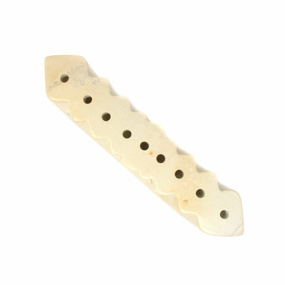 Soapstone White Menorah - Smolart    Home Decor Supply | Online Retail | ShoreShopper.com