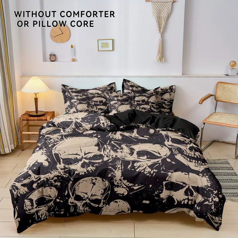 Rose Skull Printed Home Textile Bedding Suit    Home Decor Supply | Online Retail | ShoreShopper.com