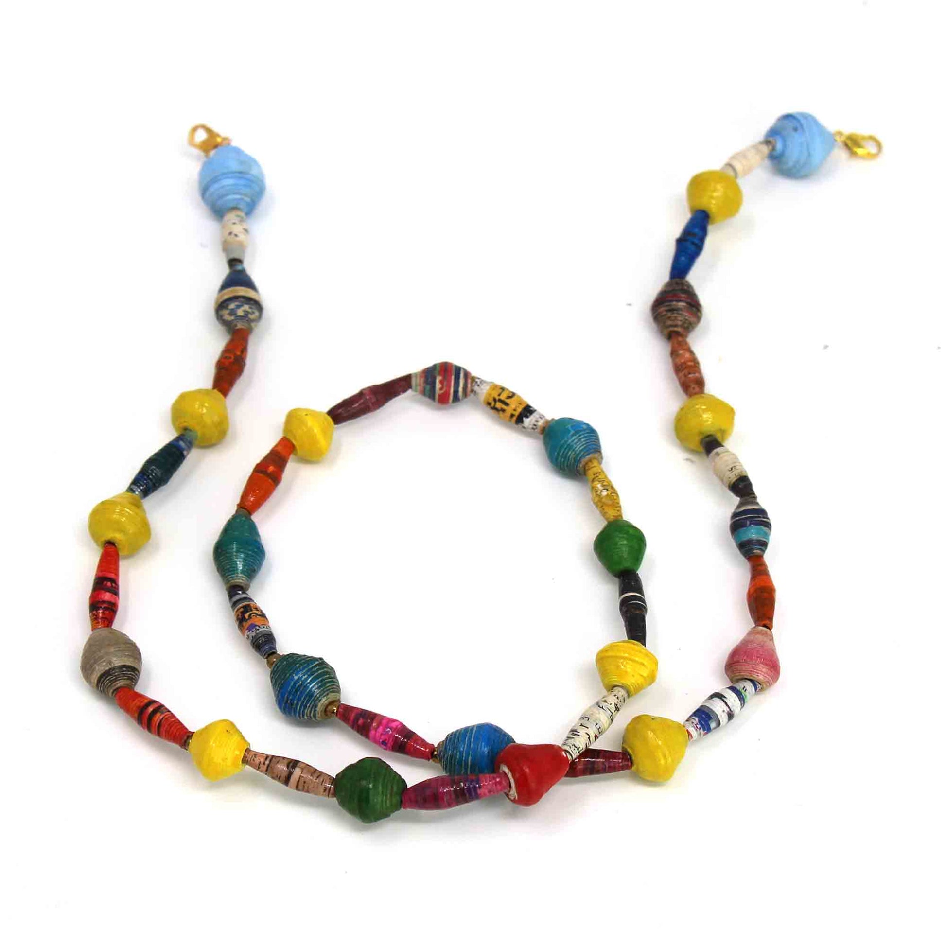 Face Mask/Eyeglass Paper Bead Chain, Colorful Mixed Shapes    Home Decor Supply | Online Retail | ShoreShopper.com