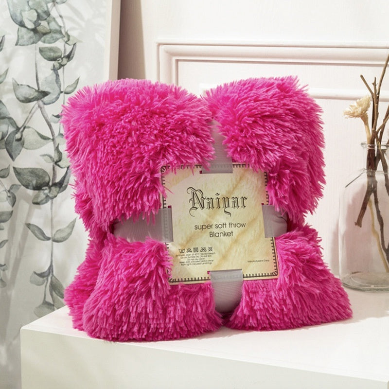 Super Soft Coral Fleece Blanket Warm Cozy Bedding Blanket Fluffy Sofa Bedding Airplane Hotel Throw Sofa Blanket New    Home Decor Supply | Online Retail | ShoreShopper.com
