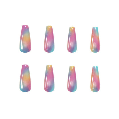 Women's Fashion Ballet Rainbow Fake Nail Art    Home Decor Supply | Online Retail | ShoreShopper.com