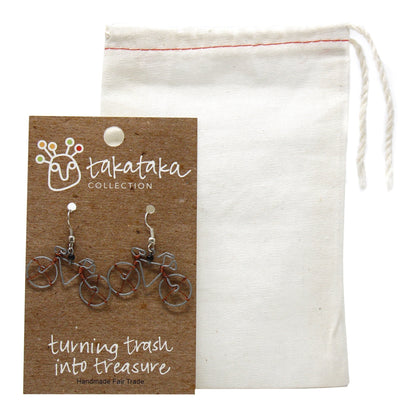Wire Bicycle Earrings - Creative Alternatives    Home Decor Supply | Online Retail | ShoreShopper.com