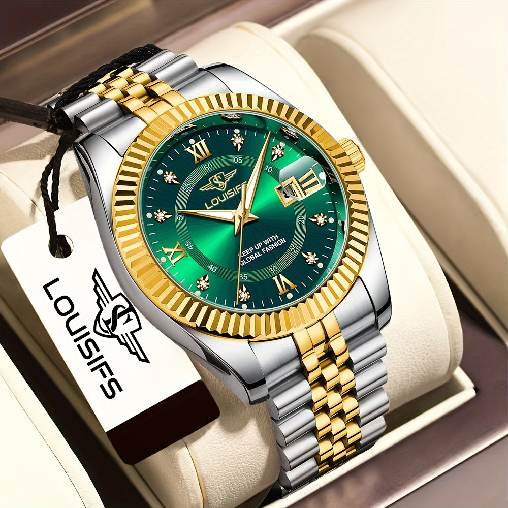 Men's High-end Watch Trend Fashion Business Calendar Luminous Quartz Watch    Home Decor Supply | Online Retail | ShoreShopper.com