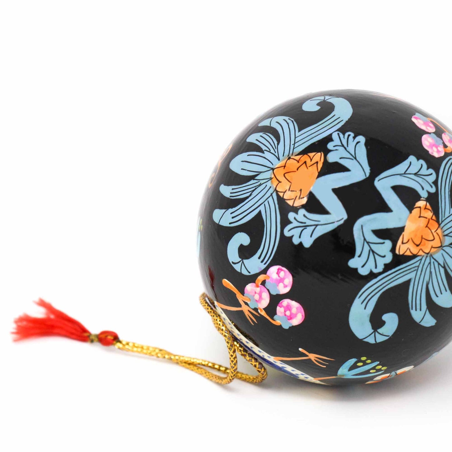 Handpainted Birds with Flowers Ornament, Set of 2    Home Decor Supply | Online Retail | ShoreShopper.com