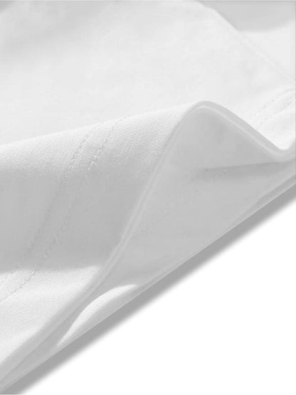 ITALIA Mens TShirt Comfortable Crew Neck Casual Cotton ShortSleeves Soft Breathable Top Menswear Tshirt Summer Spring Streetwear Cotton Fabric Trendy Letter Print    Home Decor Supply | Online Retail | ShoreShopper.com