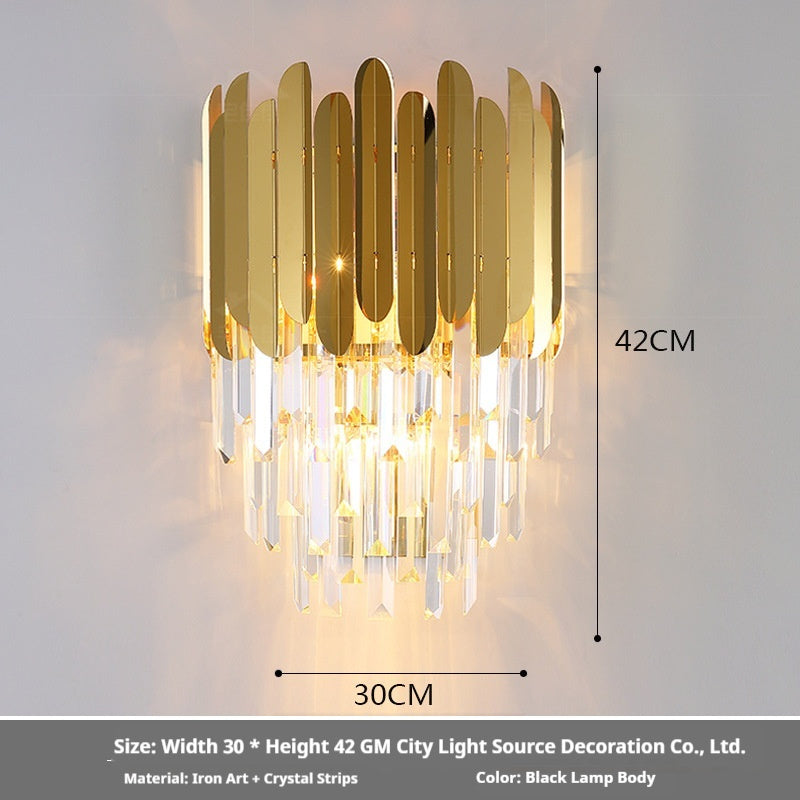 Modern Living Room Light Luxury Crystal Creative Wall Lamp    Home Decor Supply | Online Retail | ShoreShopper.com