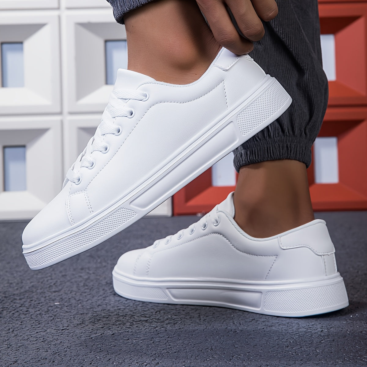 Trendy Casual Footwear for Men: New Breathable White sneakers for Spring 2025    Home Decor Supply | Online Retail | ShoreShopper.com