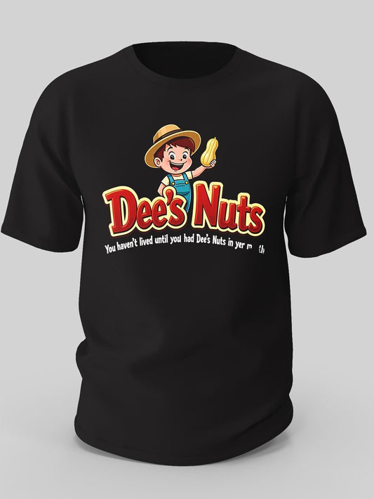 Dees Nuts Funny Fitted T-Shirts "You Can't Bread Your Old Lady" & Dee's Nuts Cartoon Graphic Design    Home Decor Supply | Online Retail | ShoreShopper.com