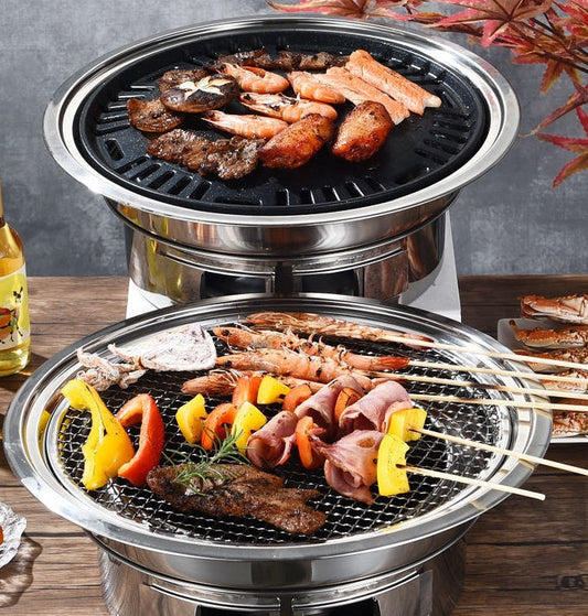 Korean Stainless Steel Charcoal Barbecue Grill For Consumer And Commercial Use    Home Decor Supply | Online Retail | ShoreShopper.com