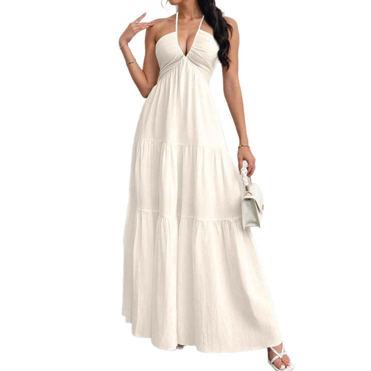 Womens Backless Halterneck Dress    Home Decor Supply | Online Retail | ShoreShopper.com