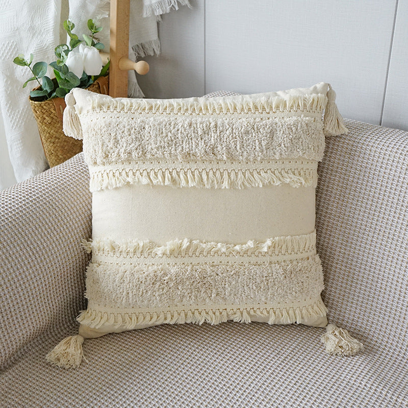 Home Fashion Boho Ethnic Tufted Pillowcase    Home Decor Supply | Online Retail | ShoreShopper.com