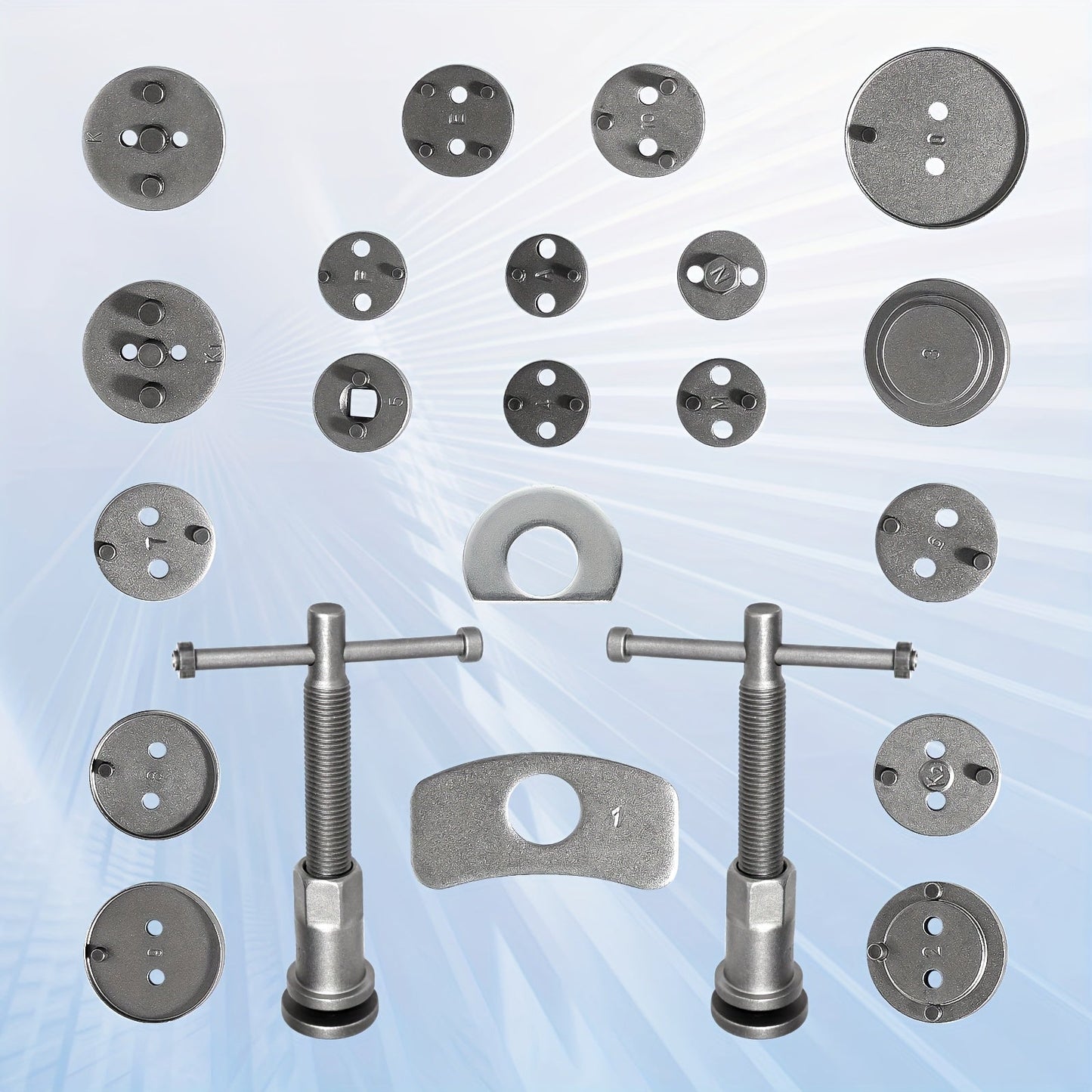 Portable Brake 22pcs. Tool Set Rewind Caliper Pistons, Seal Damage, Brake Pad    Home Decor Supply | Online Retail | ShoreShopper.com
