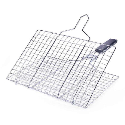 Detachable Grill Net Foldable Grill Square Grilled Vegetable Basket Grilled Fish