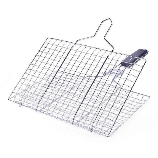 Detachable Grill Net Foldable Grill Square Grilled Vegetable Basket Grilled Fish
