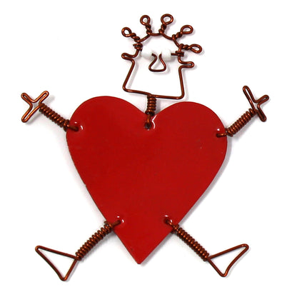 Dancing Girl Heart Pin - Creative Alternatives    Home Decor Supply | Online Retail | ShoreShopper.com