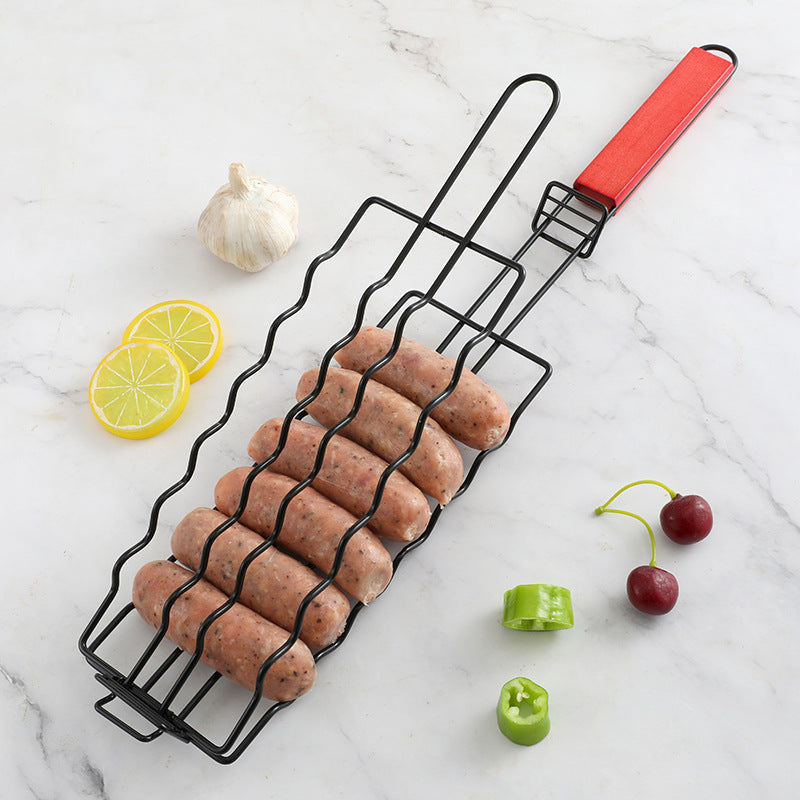 Removable Hot Dog Grill Wooden Handle    Home Decor Supply | Online Retail | ShoreShopper.com