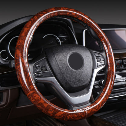 Non-Slip Steering Wheel Cover Compatible for - Breathable Imitation Wood with Red Wood Grain Pattern, Direct Fit Car Steering Grip (No Inner) - Interior Upgrade Wheel Cover    Home Decor Supply | Online Retail | ShoreShopper.com
