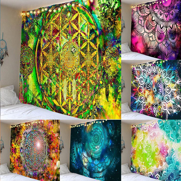 Mandala Series Printed Home Tapestry Wall Hanging Beach Towel Sitting Blanket    Home Decor Supply | Online Retail | ShoreShopper.com