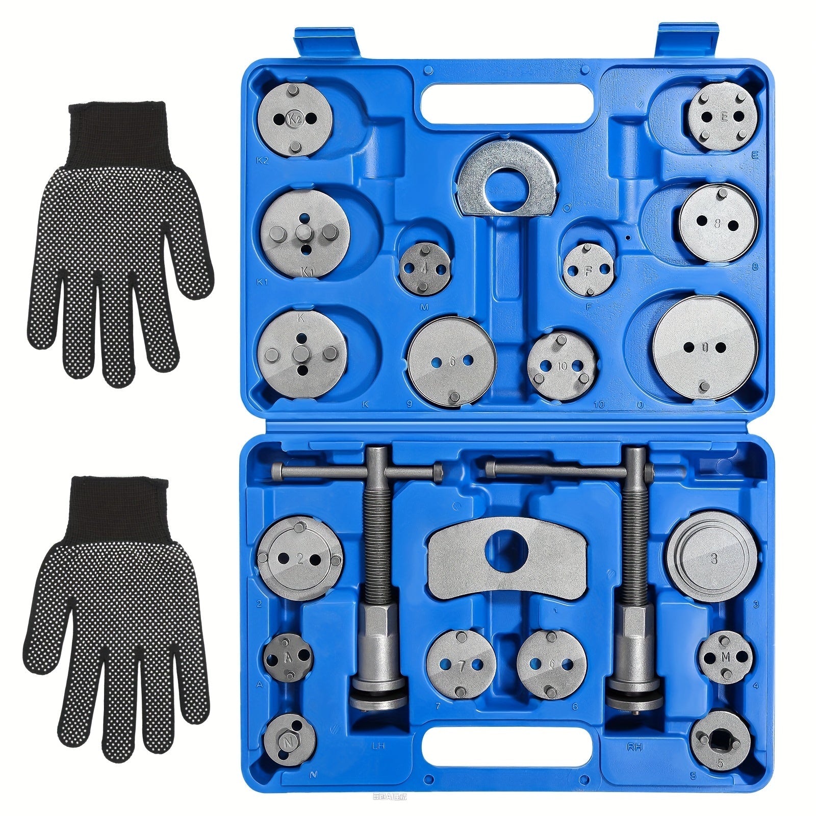 Portable Brake 22pcs. Tool Set Rewind Caliper Pistons, Seal Damage, Brake Pad    Home Decor Supply | Online Retail | ShoreShopper.com