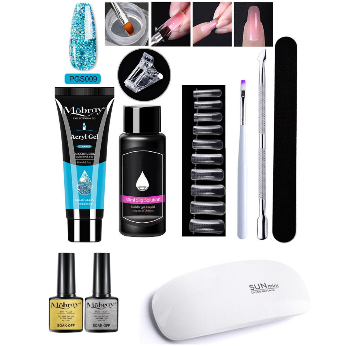 7-Piece Nail Art Crystal Extender Set    Home Decor Supply | Online Retail | ShoreShopper.com