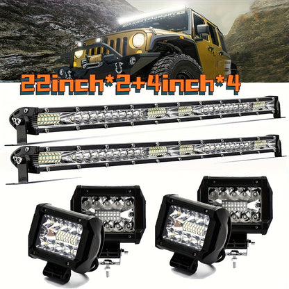 Pro-Series LED Off-Road Light Bar & Work Light Pods | 4" - 21" Weatherproof Lighting Kits    Home Decor Supply | Online Retail | ShoreShopper.com