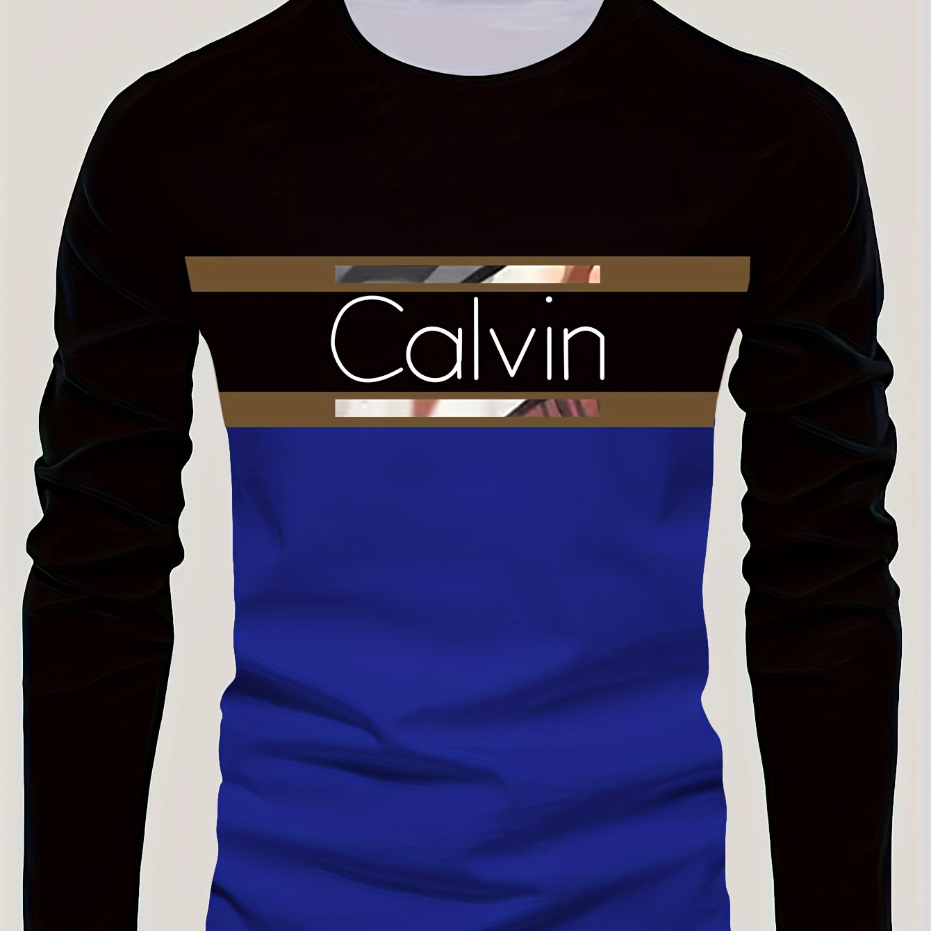 Men'S 3D Digital Printing Crew Neck Long-sleeved T-shirt | Casual Style, Slight Stretch Fabric, All Over Print, Regular Fit, Ideal for Fall/Winter, Perfect Gift for Family and Friends    Home Decor Supply | Online Retail | ShoreShopper.com