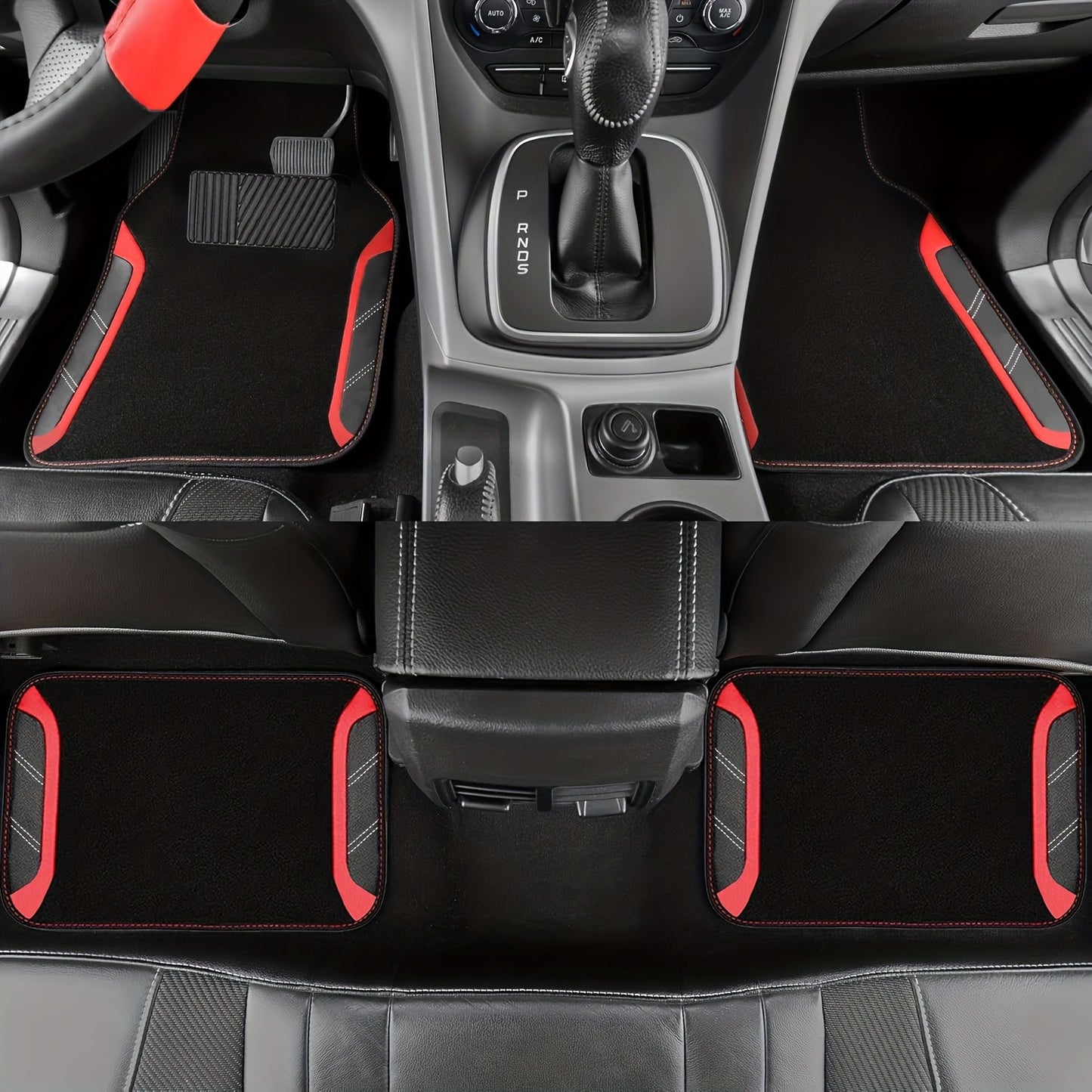 Steering Wheel Cover And Waterproof Car Floor Mats, Microfiber Universal Car Combo Fit for 95% Sedan, SUV, Cars, 14.5-15inch Sporty Anti-Slip Safety Comfortable Design    Home Decor Supply | Online Retail | ShoreShopper.com