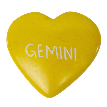 Zodiac Soapstone Hearts, Pack of 5: GEMINI    Home Decor Supply | Online Retail | ShoreShopper.com