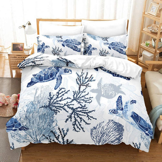 Home Textile Retro Sea Turtle Three Or Four Piece Duvet Cover    Home Decor Supply | Online Retail | ShoreShopper.com
