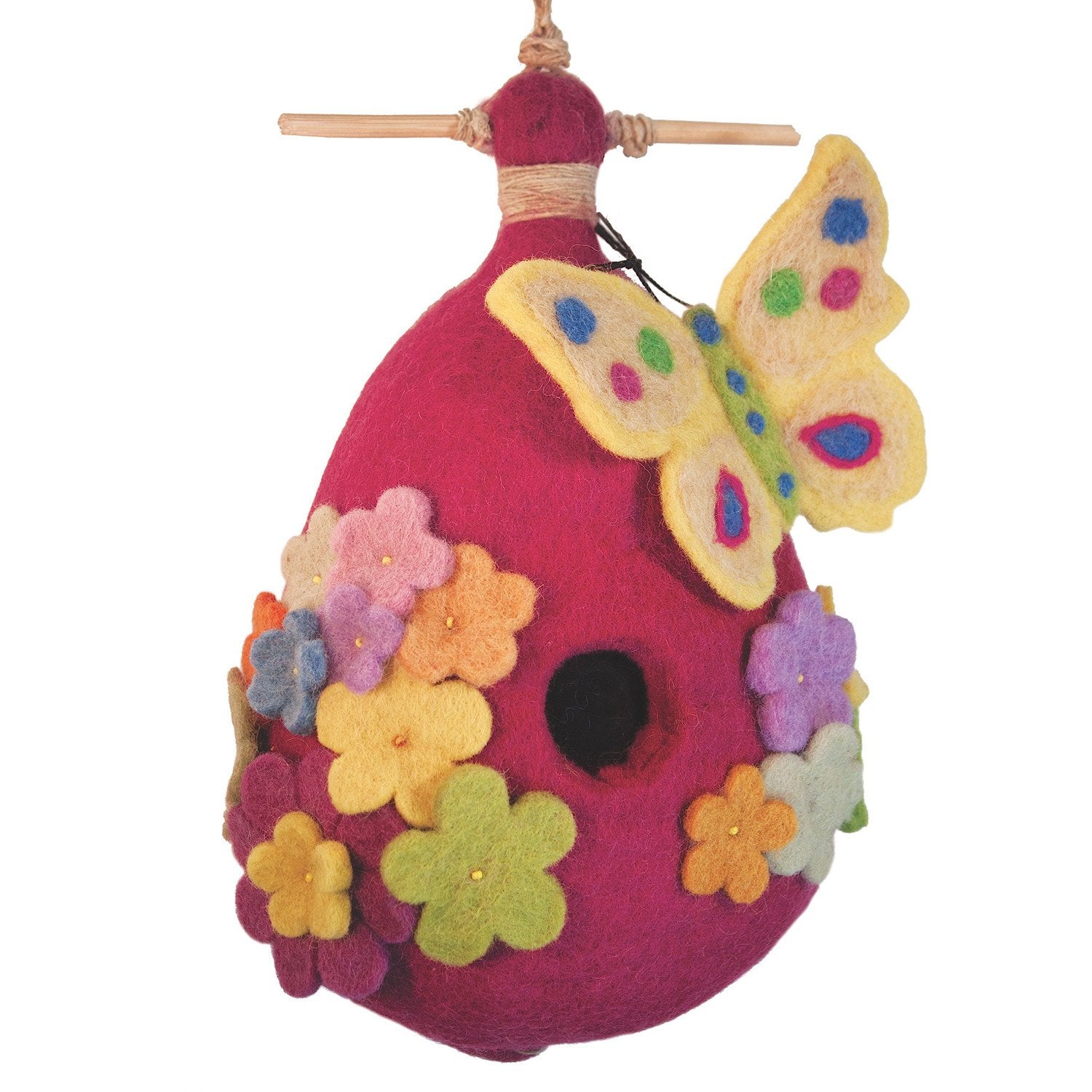 Felt Birdhouse - Butterfly - Wild Woolies    Home Decor Supply | Online Retail | ShoreShopper.com