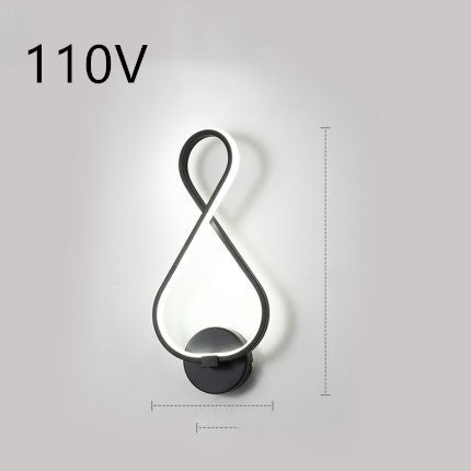 led wall lamp nordic minimalist bedroom bedside lamp    Home Decor Supply | Online Retail | ShoreShopper.com