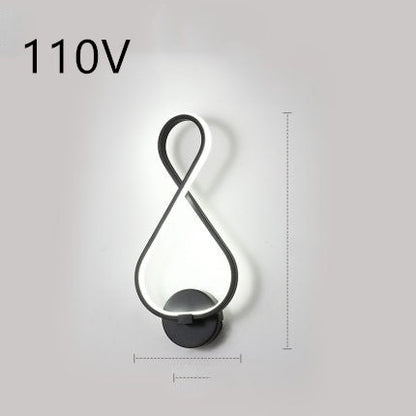 led wall lamp nordic minimalist bedroom bedside lamp    Home Decor Supply | Online Retail | ShoreShopper.com