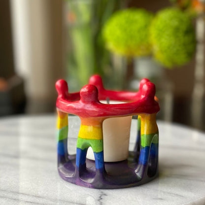 Rainbow Circle of Friends Painted Sculpture, 3 to 3.5-inch    Home Decor Supply | Online Retail | ShoreShopper.com
